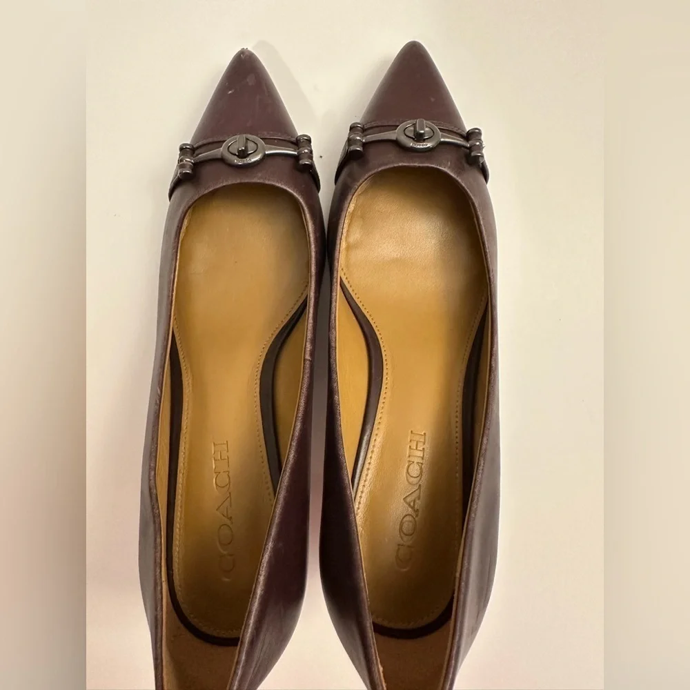 Coach Lauri Pointed-Toe Pumps Size 8.5